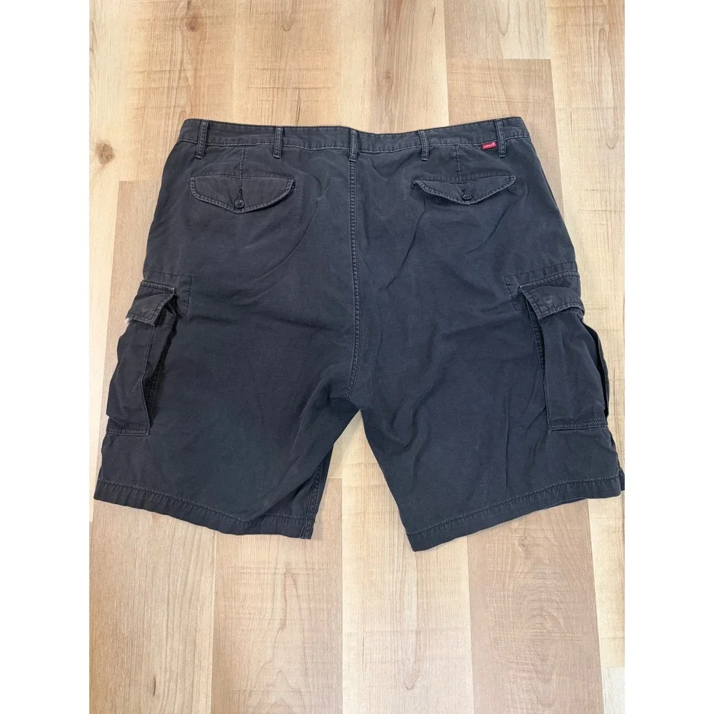 Levi's Men's Carrier Cargo Shorts Black Ripstop 9 Inch Inseam Size 44